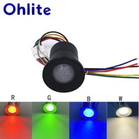 Rgbw Mini Led Spotlight with Transformer and Dimmer, Ceiling Lights Lighting Remote Dimming, Stage Showcase Party Light DC12V 3W 1