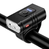 T6 BK02 Bicycle Aluminum Alloy Front Light Battery Display USB Charging Mountain Bike Night Riding Front Light Tail Light kit 1