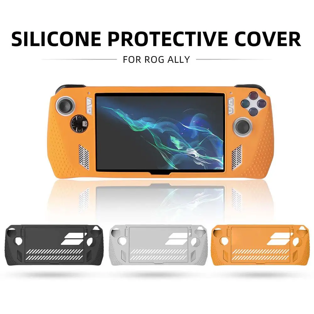 

Hifylux 360 Protective Case For Asus Rog Ally Soft Silicone Full Coverage Shell Heat Dissipation Anti-slip Cover For Rog Al Q1K6