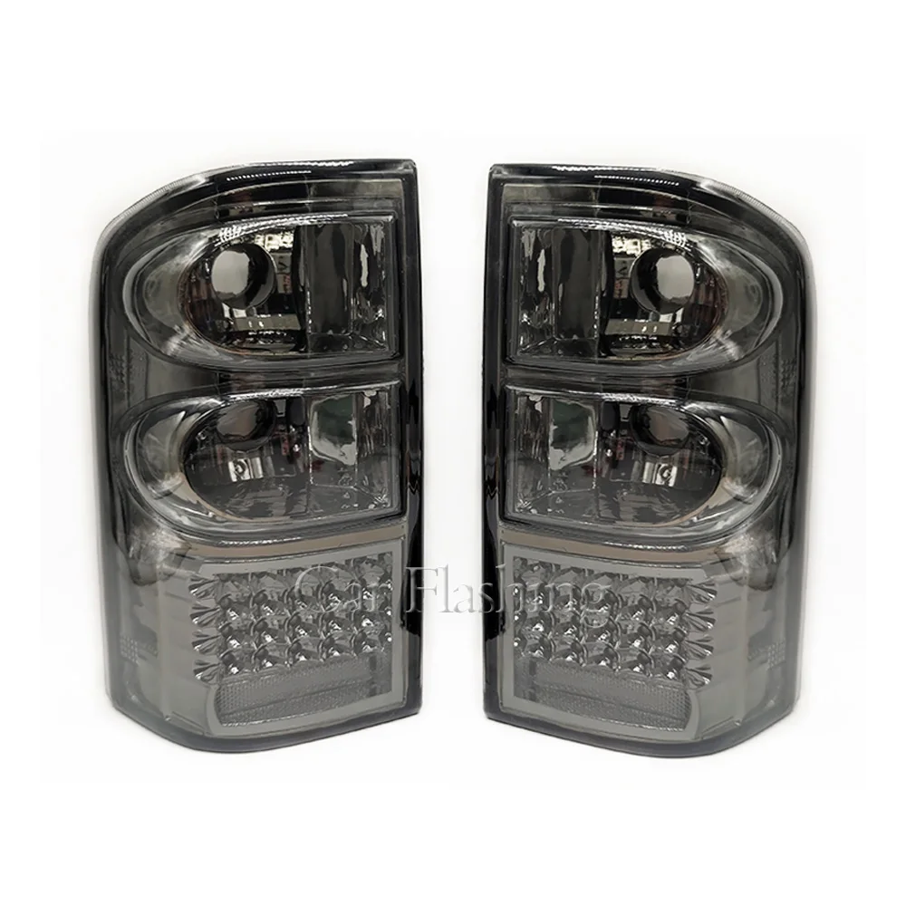 Phares Avant Pour Nissan Patrol Y60 Y61 (1997-2004) - Kit Gauche/droite - Noir ABS - Amélioration éclairage Et Style