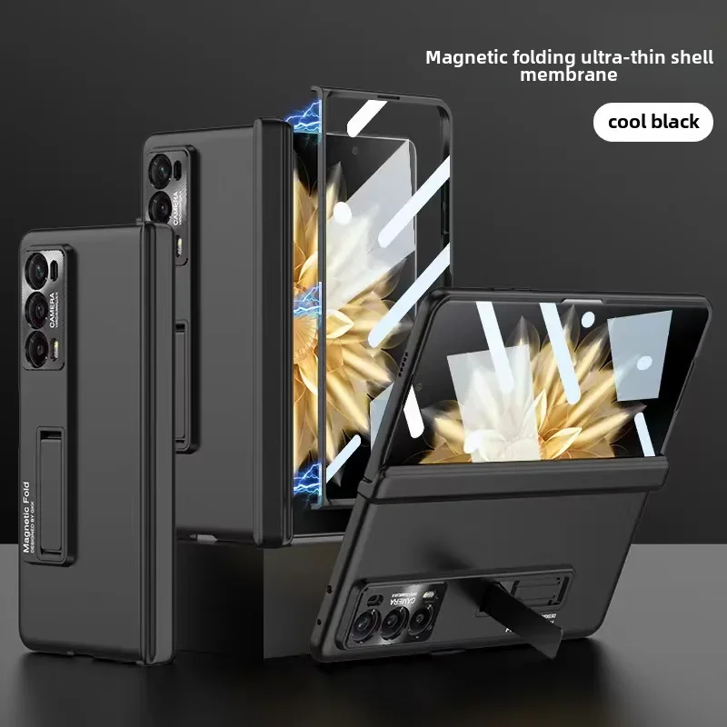 Magnetic ultra-thin [shell film] bracket-cool black