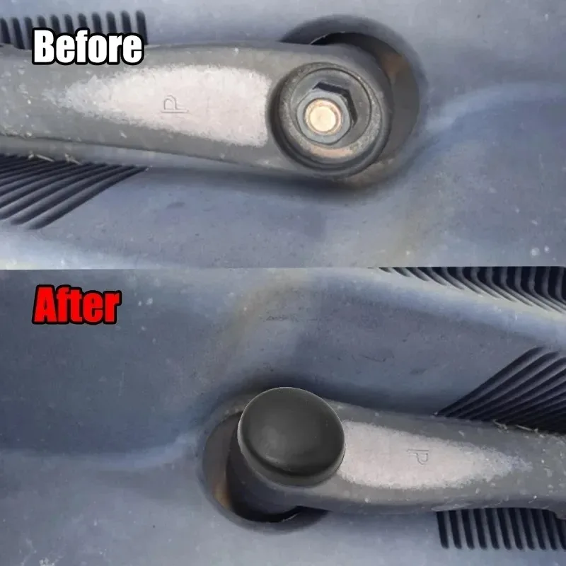 Front Wiper Arm Nut Cap Bolt Rocker Cover for VW Transporter T6 T4 T5 2000 2001 2002 2003 2004 - 2018 EuroVan Caravelle Vanagon