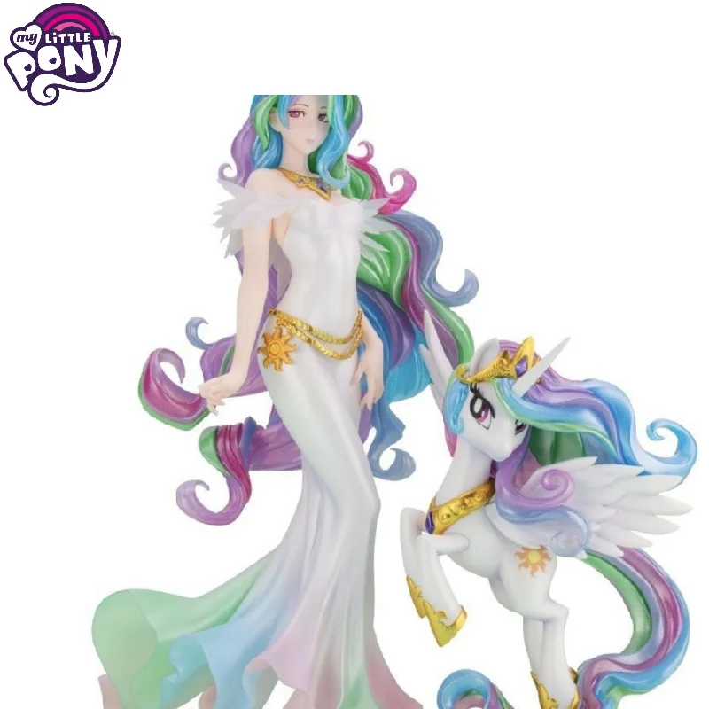 

Кавайная мультяшная кукла Hasbro из мультфильма «Мой Маленький Пони», модель ручной работы, коллекция украшений, принцесса, целоста, праздничный подарок, игрушка