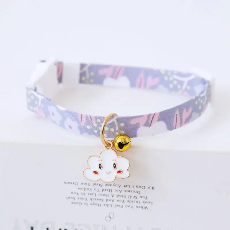 

Ins стильный ошейник для кошек безопасность Луна Кот маленькая собака галстук регулируемый шейный ремень для щенков котят милое ожерелье для питомца с колокольчиком