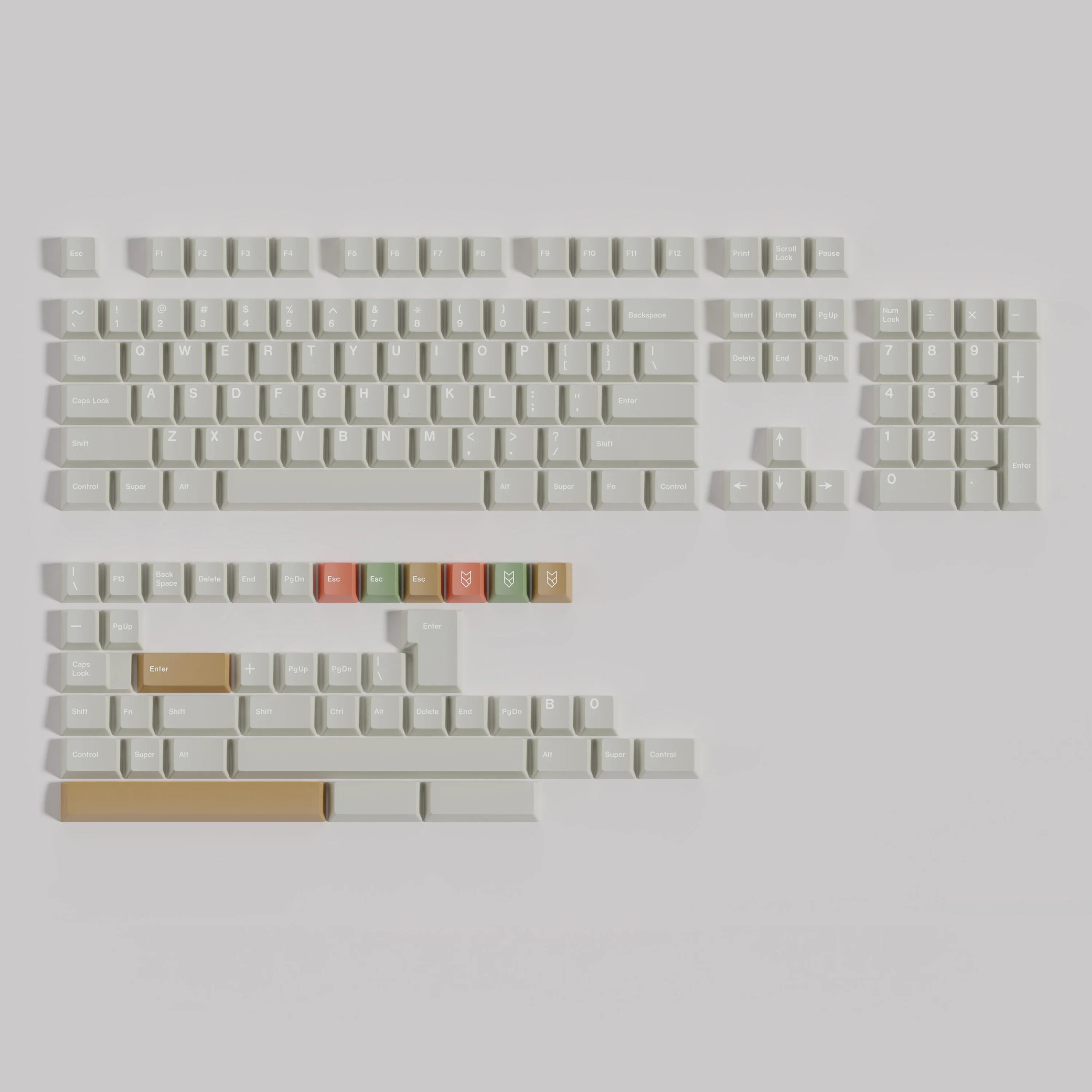 Sublimation, Teclado Mecânico Interruptor MX, Double B Spacer, GMK 146 Chaves