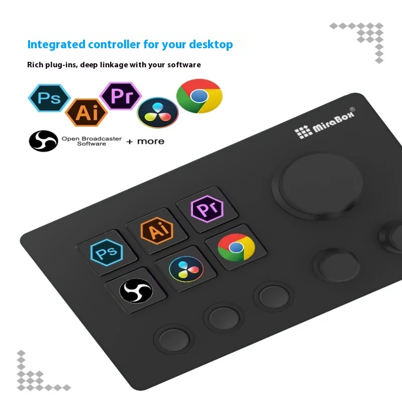 Mirabox-N3カスタマイズされたミニキーボード、スクリーンノブ Mirabox-N3カスタマイズされたミニキーボード、スクリーンノブ
