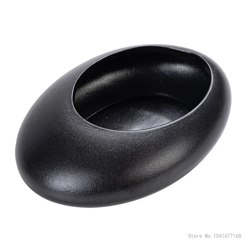 Ceramic Flowerpots, Large-caliber Hand-made Plant Pots, Micro-landscape pots, Large Air-permeable Flower Pots In The Office, 1Pc