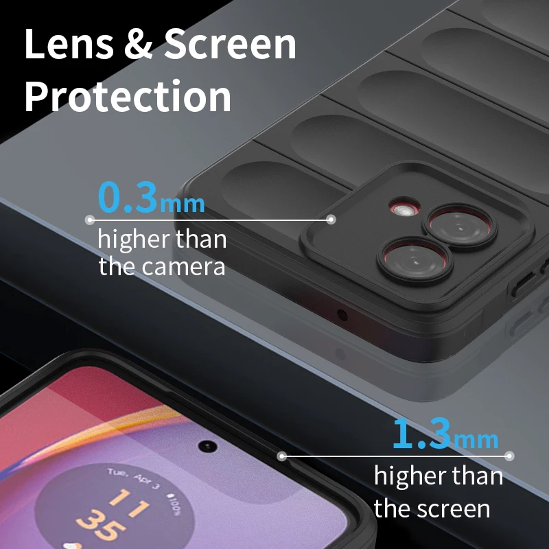 Shockproof Silicone Phone Case - Durable Protective Back Cover