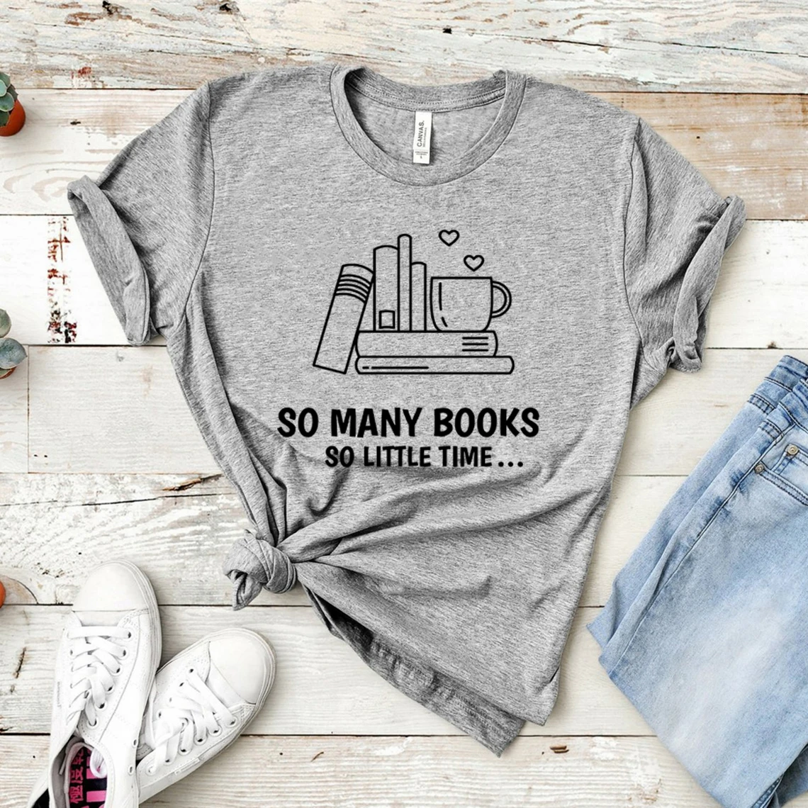 Molti libri T-Shirt Book Lover T Shirt biblioteca camicia lettura