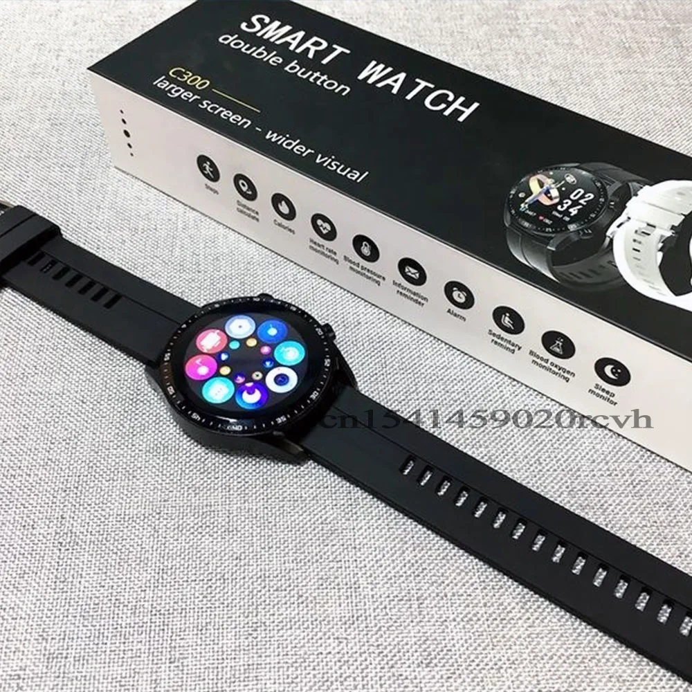 New Original Smart Watch Men Women 1.28'' Full Touch Screen Smartwatch BT Call Heart Rate Smart Watches for Apple Huawei Oneplus 1