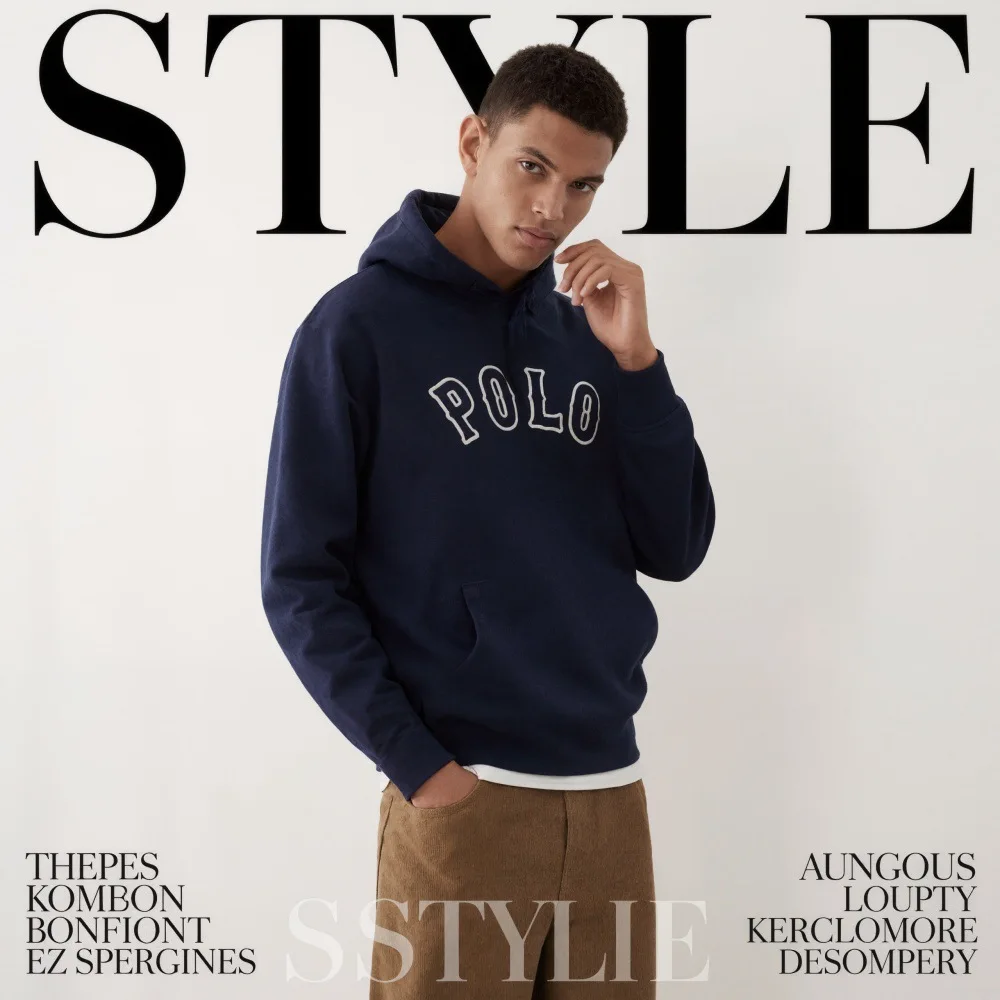 Men's Hoodie POLO Machine Embroidery Sweatshirt Casual College Style Cotton Hooded Pullover Autumn Winter Fashion Male Tops - 4