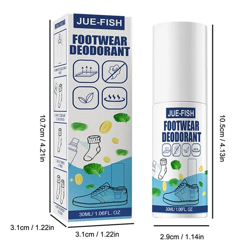 Shoe Socks Odor Remover Foot Odor Perfume Spray Footwear Deodorant Antiperspirant Shoes Stink Removal Freshener Feet Care