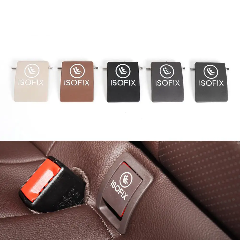 W253 W205 Car Isofix Switch Trim Cover Auto Rear Child Safe Seat Bench Switch Cover Per Mercedes Glc C-Class 2015-2021