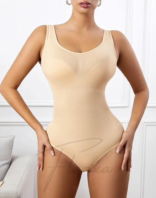 Flarixa Seamless Shapewear Women Plus Size Slimming Bodysuit One Piece Body  Shapewear Postpartum Butt Lift Reducing Body Shaper - AliExpress