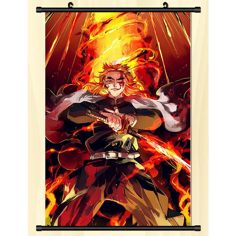 Isekai Maou to Shoukan Shoujo no Dorei Majutsu Anime Poster manga picture  with solid wood hanging scroll with canvas painting - AliExpress