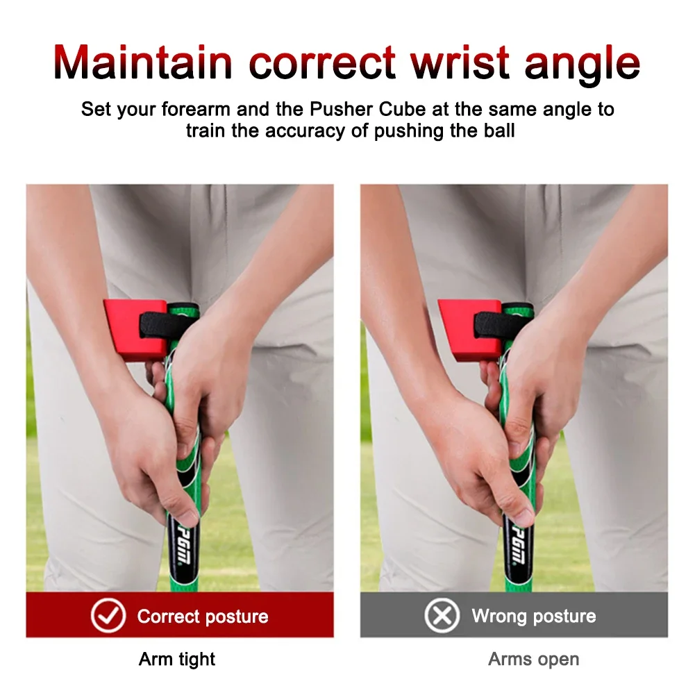 Golf Putter Cube EVA Sponge Putter Wrist Holder Assisted Fixer Golf Putter Practice Aids for Beginners Equipment Pose Corrector