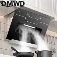 DMWD Household Range Hood Side Suction Mini Range Hood Kitchen Oil Smoke Cleaner Exhauster Lampblack Machine Ventilator 220V 1