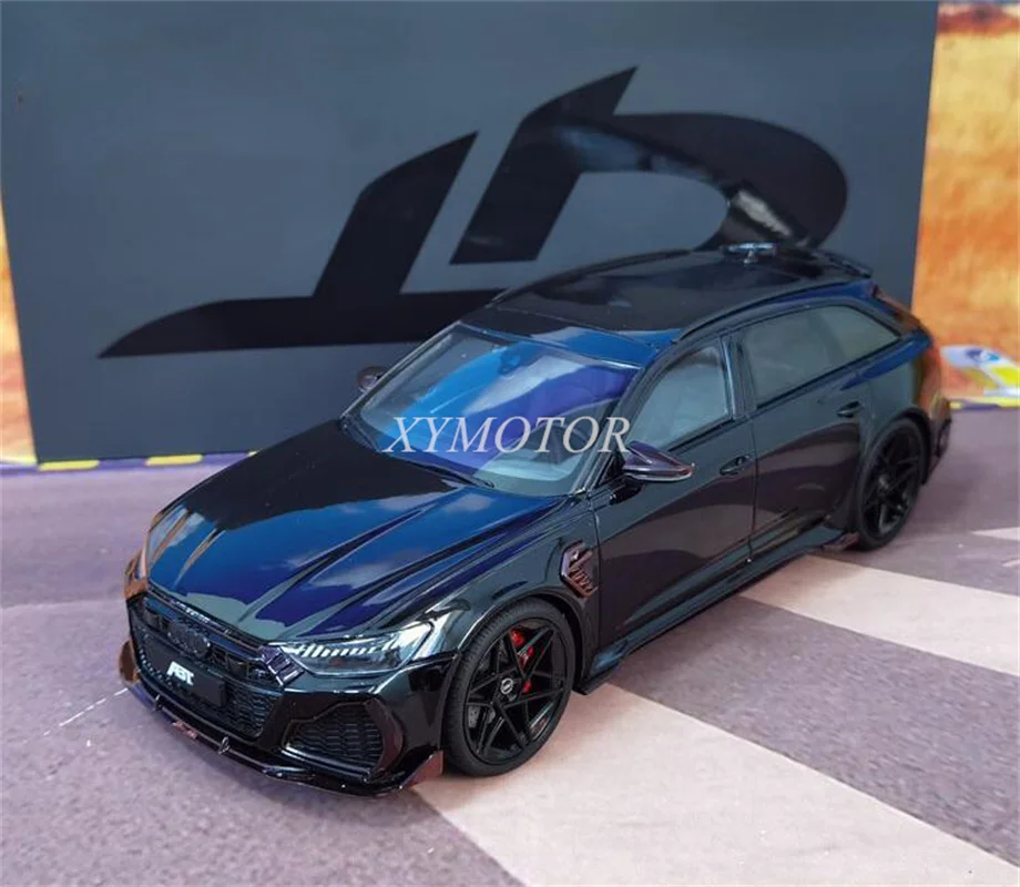 

GT Spirit 1/18 For Audi RS6 ABT 2021 Resin Limited Version Diecast Model Car Black Toys Hobby Gifts Display Ornaments Collection