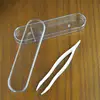 Lenses Tweezers Clean Oversized Portable Safe Forceps Clamp Tweezers for Daily Use Outdoor Travelling Home 6