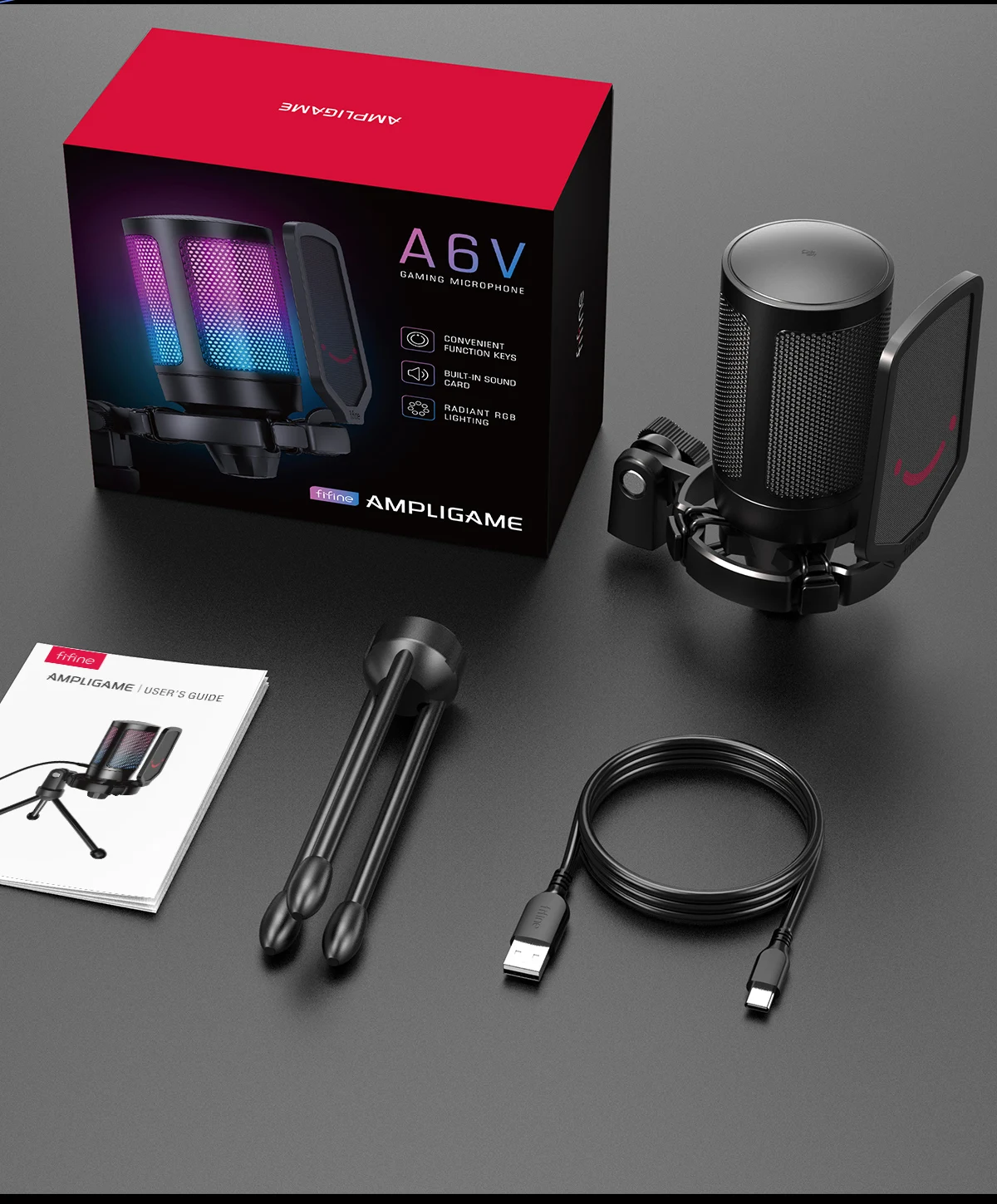 FIFINE USB Gaming Microphone Image 8