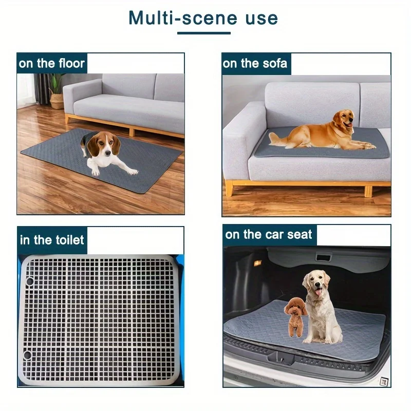 Title 10, Washable Reusable Pet Pee Waterproof Dog Traini...