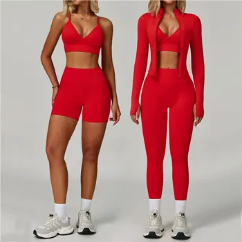 Seamless Women’s Yoga Workout Set 1