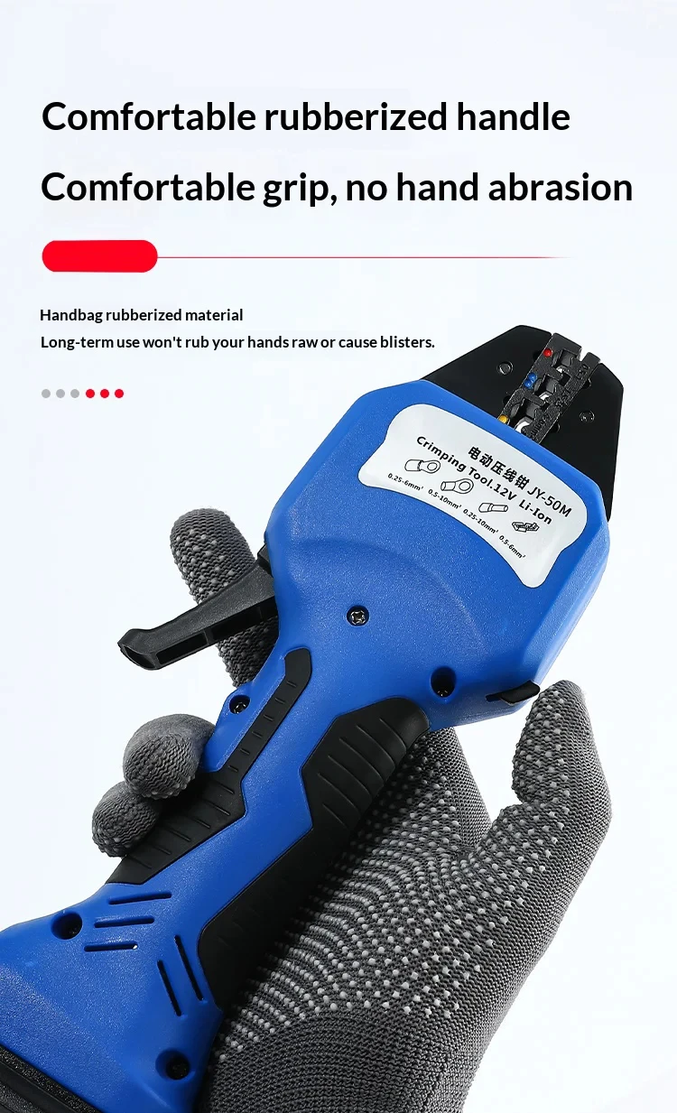 JH-50M Charging Type Terminal Crimping Pliers Mini Lithium Battery Compression T