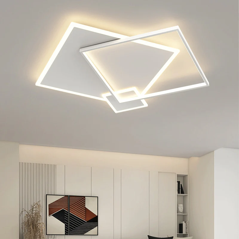 

Nordic Ceiling Lamp Living Room Light Simple Modern Minimalist Rectangular Led mounted lamp Lighting sitting room bedroom light