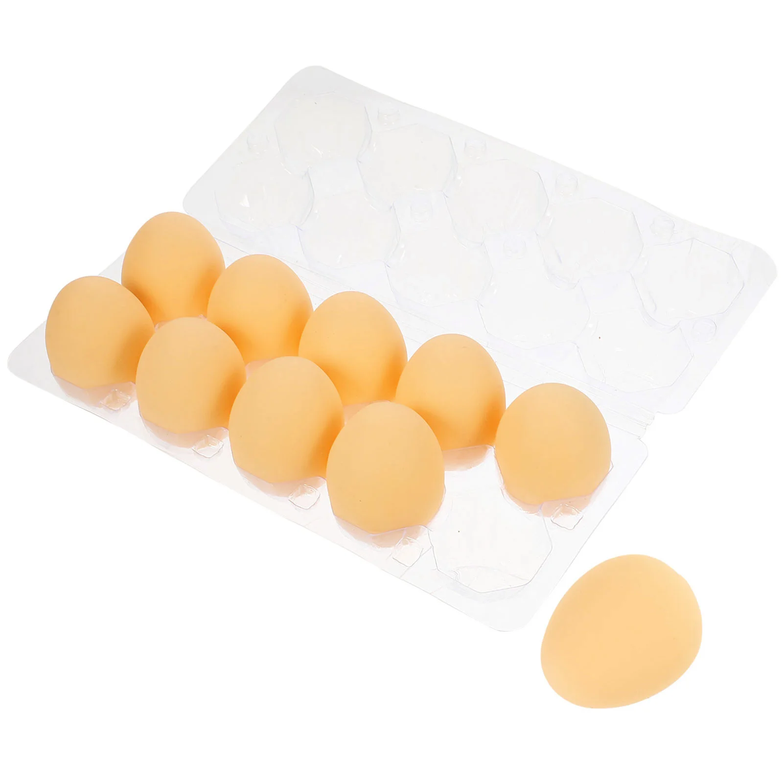 

10 Pcs Decompression Toys Kids Small Stress Reliever Egg Squeezing Shape Tpr Funny Stretchy