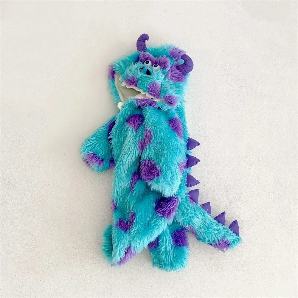 

Костюм Аниме Sully, детский комбинезон, наряд, боди, зимние комбинезоны, костюм монстра на Хэллоуин для мальчиков и девочек, Мягкий Плюшевый комбинезон для малышей