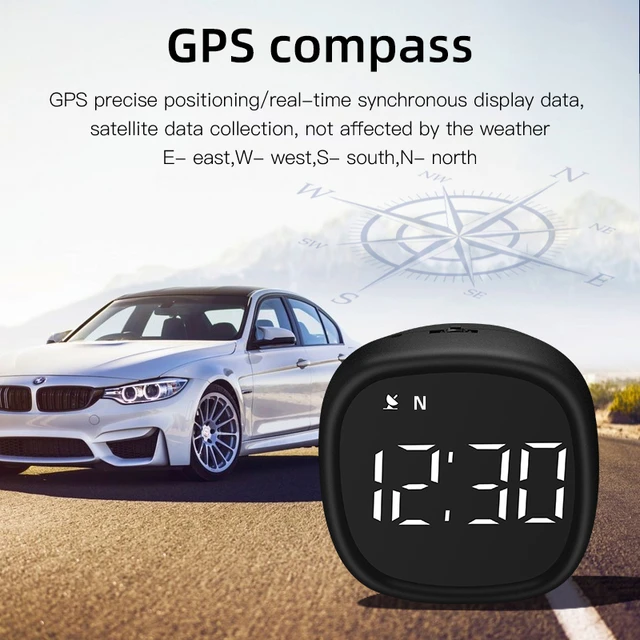 Wisfunlly Head Up Display G10, Digital GPS Speedometer Universal Car HUD  Speedometer Display Speed with Speed MPH/Compass Direction/Fatigue Driving  Reminder/Overspeed Alarm for All Vehicle price in Saudi Arabia,   Saudi Arabia