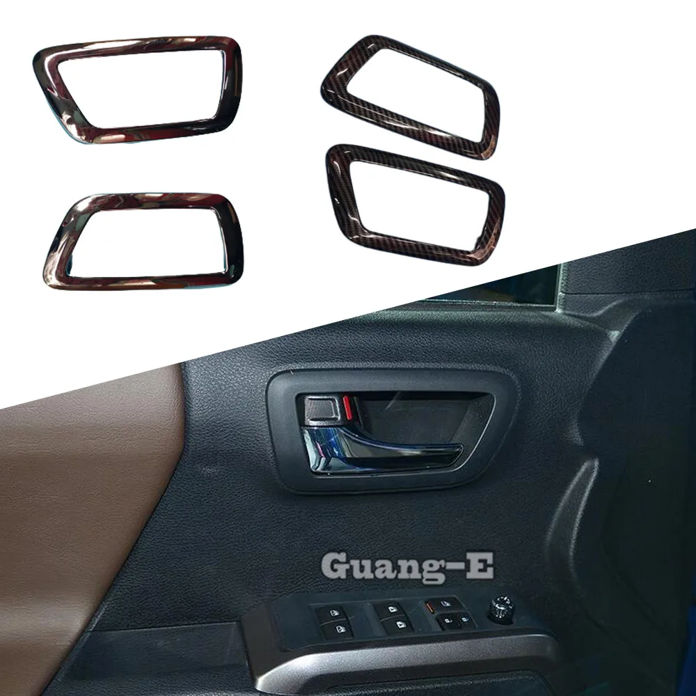 

Для Toyota Tacoma 2015, 2016, 2017, 2018, 2019, 2020, 2021, 2022, 2023, внутренняя крышка дверной ручки, крышка чашки, вставка, крышка, каркас, 2 шт.