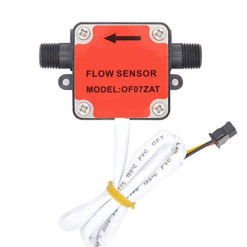 1 Piece OF07ZAT 2Min Oval Gear Flowmeter Sensor Gear Oil Flowmeter Sensor Plastic Flow Meter