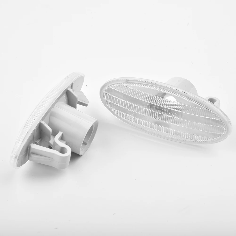 

2pcs Car Side Turn Signal Light Cover For Nissan Cube Juke Note Turn Indicator Signal Light Lens Cover Fender Marker Fit