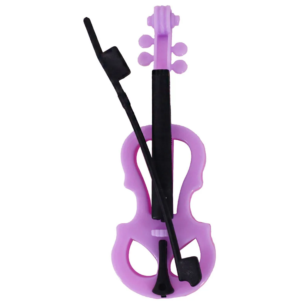 1/12 Scale Dollhouse Vintage Miniature Book Bag Violin Camera Ruler Model Notebook Mini Flowers Doll House Furniture Decoration 6