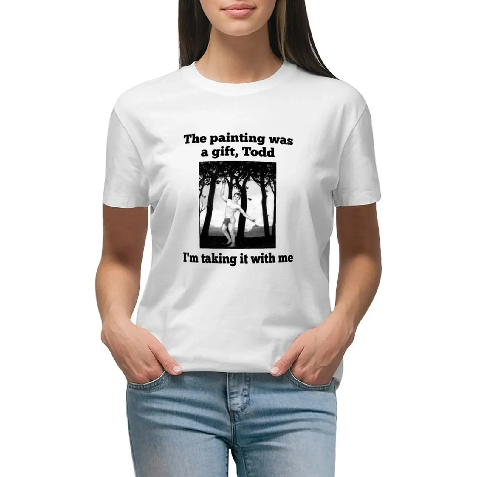 

Wedding Crashers Design T-shirt graphics summer top hippie clothes tight shirts for Women