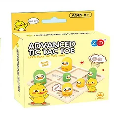 Tic Tac Toe Stacking Cup Educational Toy Set (Yellow)
