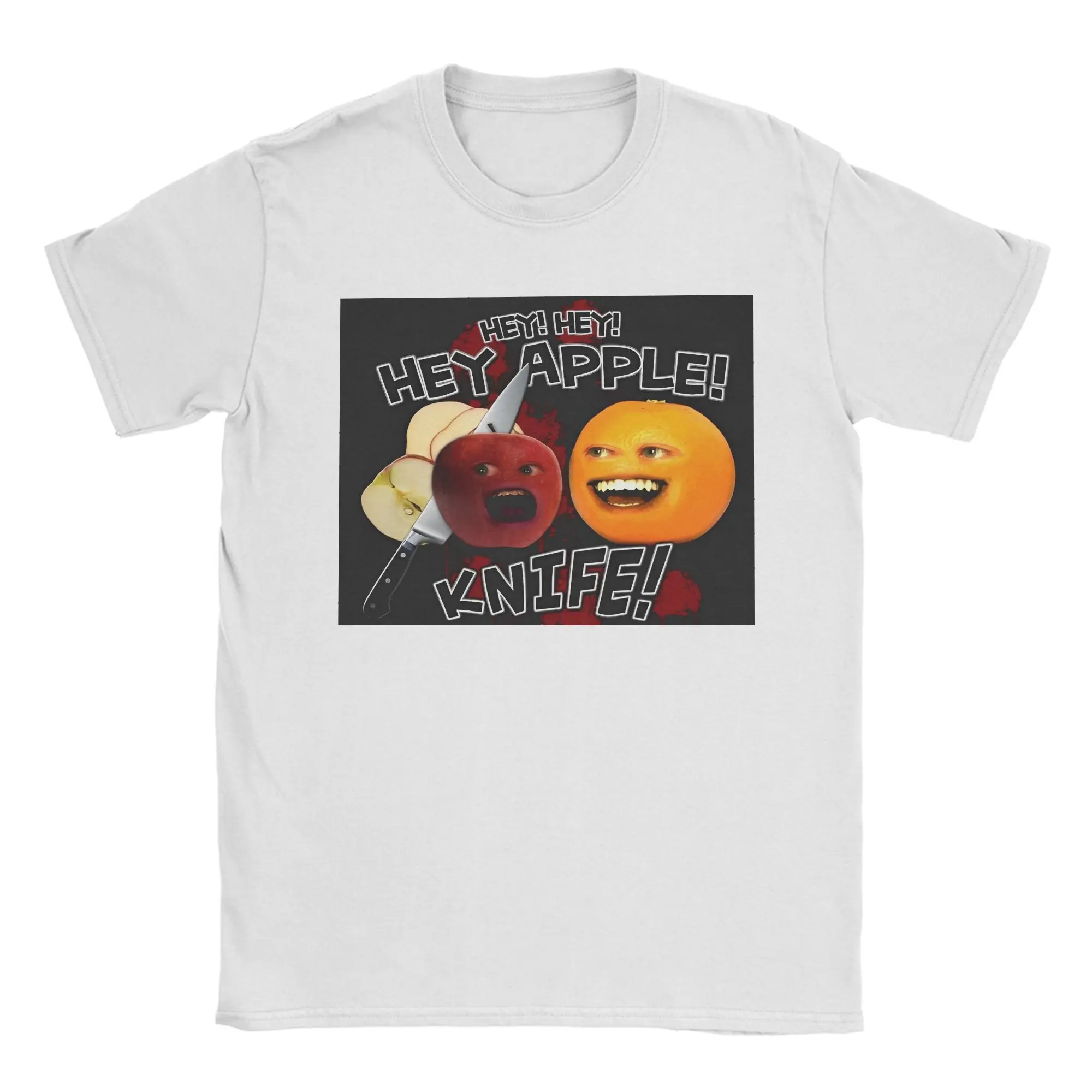 Funny Annoying Orange Graphic Pure Cotton Men's Casual Street Style T-Shirt