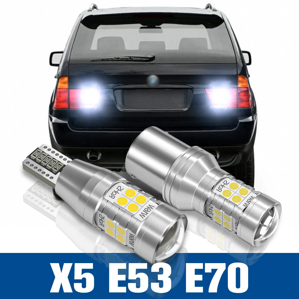 

2pcs LED Reverse Light Back up Lamp Accessories Canbus For BMW X5 E53 E70 2000-2013 2003 2004 2005 2006 2007 2008 2009 2010 2011