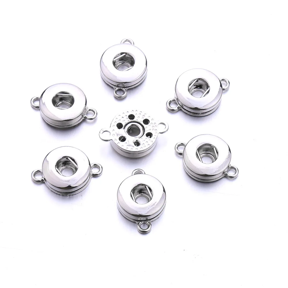 30pcs/lot 18mm Snap Jewelry Finding For Make Snap Button Keychain Necklace DIY Buttons Accessory