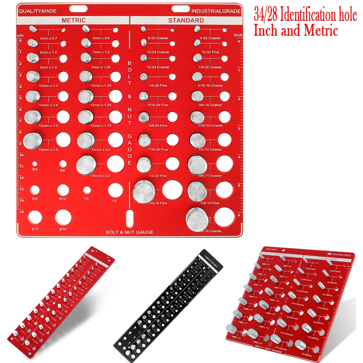 DADO DI MISURAZIONE Filo Dado Di Misurazione Filo Bobina 6*4 Cm Lega Di - Foto 2