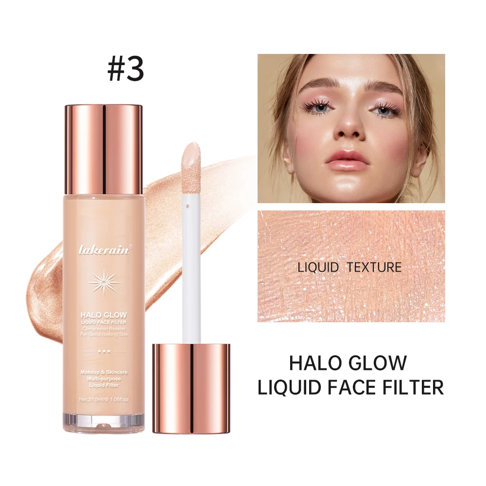 Radiant Glow Liquid Highlighter & Face Contour Shimmer Booster