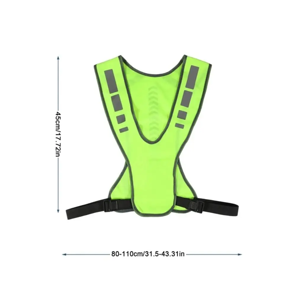 with Storage Bag Reflective Vest Lightweight Night Warning Reflective Safety Jacket High Visibility Waterproof