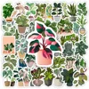 Cute Potted Green Bonsai Stickers  DIY Toy Gift  Decorative Graffiti Plant Decal for Phone Luggage Laptop Scrapbook Waterproof 1