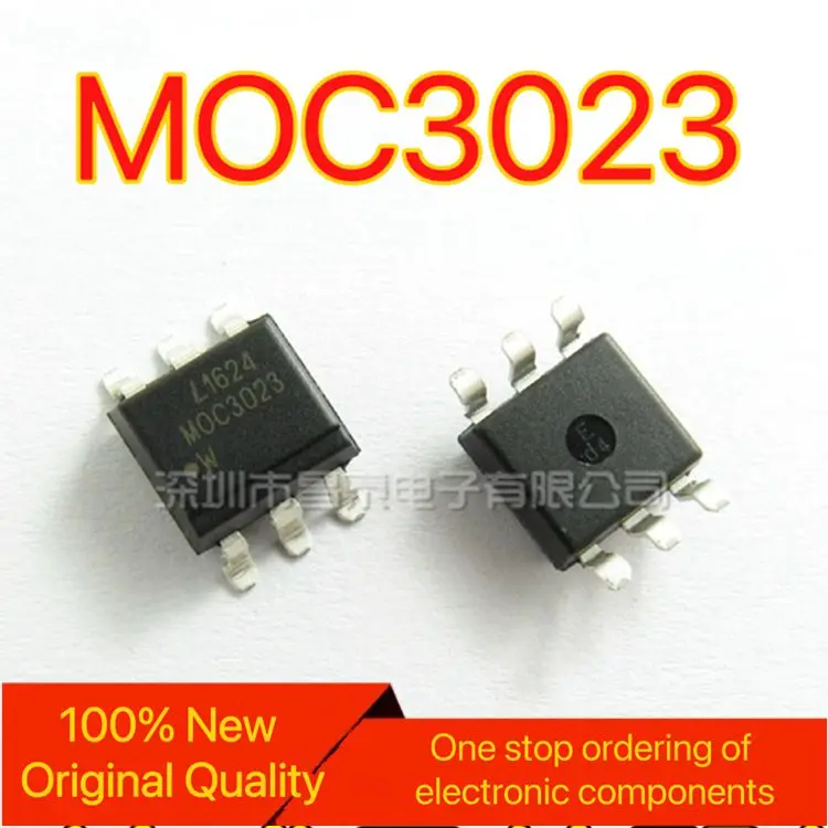 

【 10 шт. 】импортный оригинальный оптрон MOC3023S SOP-6, три клеммы, двунаправленный тиристорный патч