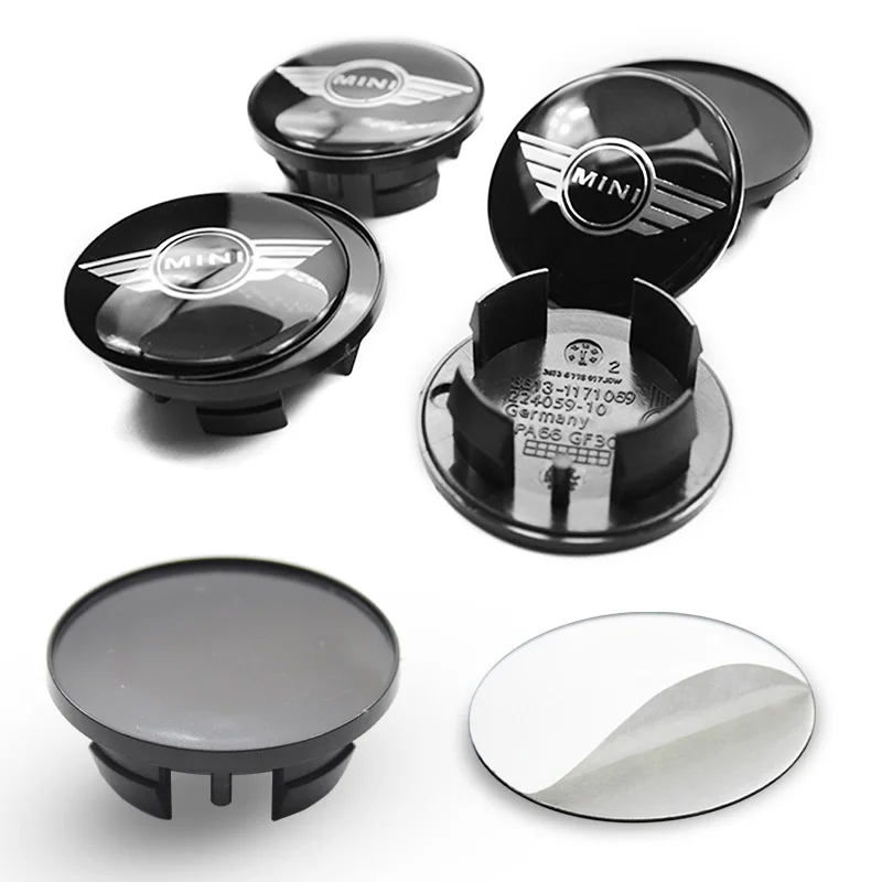 Car Wheel Center Hub Caps Rim Covers Badge Emblem For Mini Cooper One S JCW Countryman R56 R50 R53 R55 R57 R60 F55 F56 4PCS 54mm