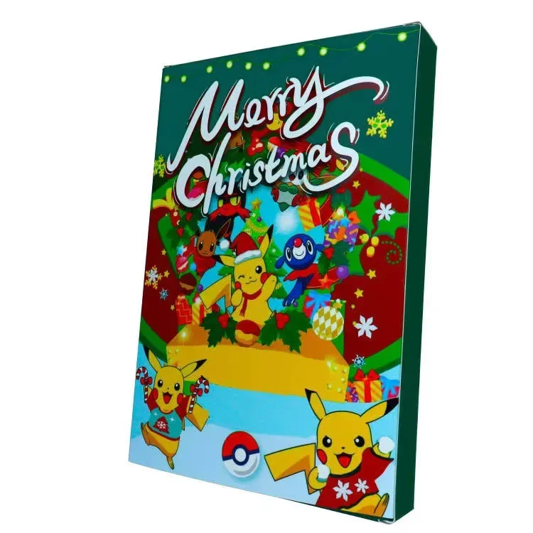 

24Pcs Pokemon Christmas Advent Calendar Box Kawaii Pikachu Anime Figures Children Toys for Boys Girls Xmas Gifts