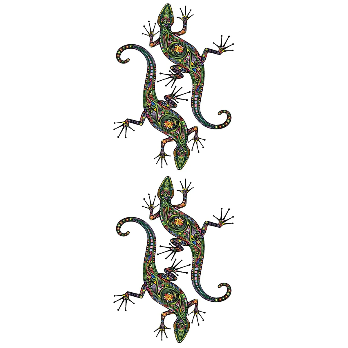 

4 шт. домашняя наклейка Gecko чемодан Ретро Декор It Can Move смешные детские наклейки с животными
