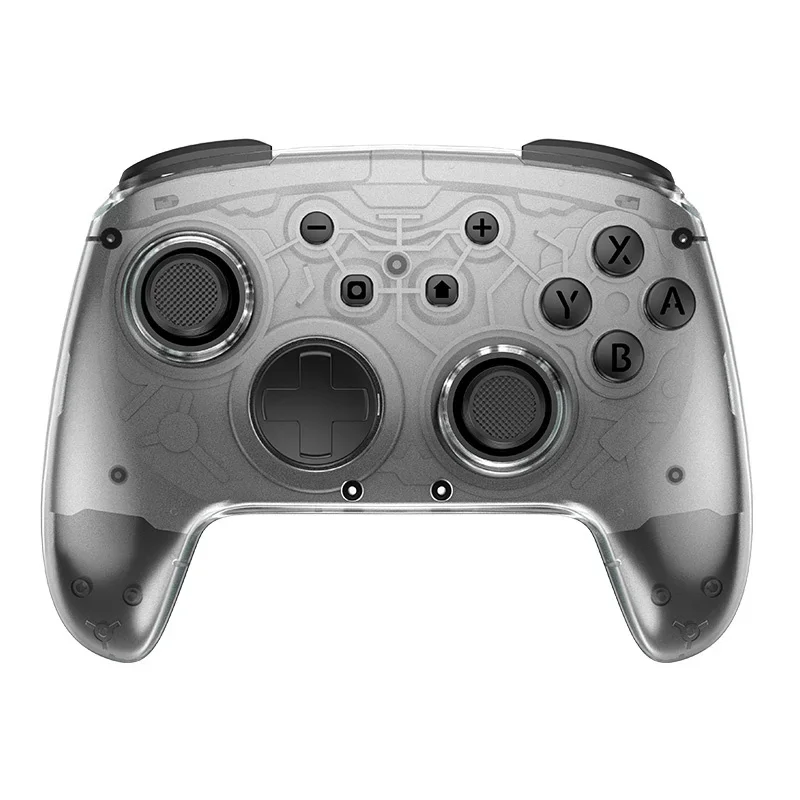 

LinYuvo KS11 Translucent Black Joypad Wireless With Wake up 6axis Dual motor Turbo for Nintendo Switch/ Oled Gaming Controller
