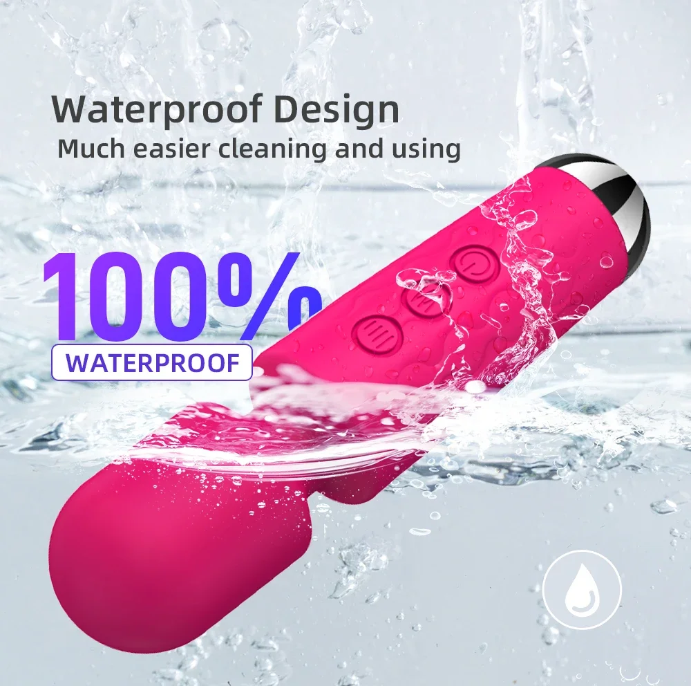 20 Speeds Adult Toy Vibrator Magic Wand Female G-spot Massager Adult Female Multi functional Use Sex Toys Erotica Products For female sex toys,vaginal vibrators,clit sucking vibrator,anal plug vibrator,clitoris vibrator,vibrator sex toy,dildo sex toys,tongue vibrator,rose sucking vibrator,vibrator rings